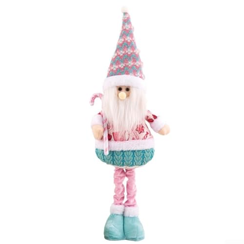 Stretch-Schneemann-Figur für Weihnachten, Zuhause und Büro, hergestellt aus weichem Stoff für einen festlichen Urlaubs-Touch (alter Mann) von Springwillfly