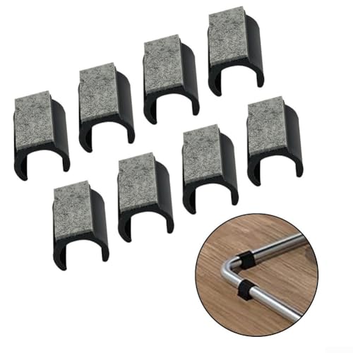 Stuhlgleiter zur Geräuschminimierung und Vermeidung von Bodenschäden (19 mm), 8 Stück von Springwillfly