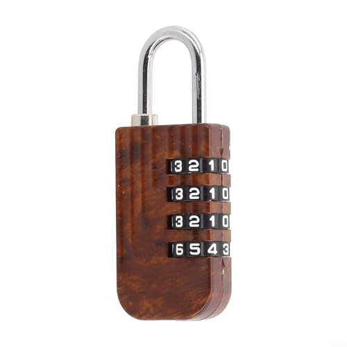 The Essential Locker Companion Ein kompaktes vierstelliges Vorhängeschloss, das für jede Herausforderung gebaut wurde (Walnuss) von Springwillfly