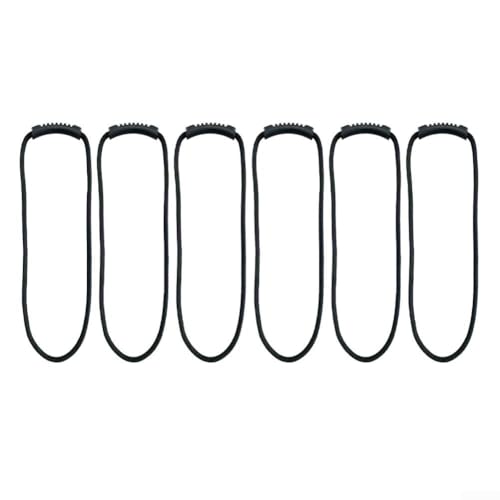 Tragbare Nylon-Aufbewahrungsgurte, 6 Stück, für Kabelschlauch, Drahtbündelung und Organisation, geeignet für Garage, Zuhause und Außenbereich (0,8 x 80 cm) von Springwillfly