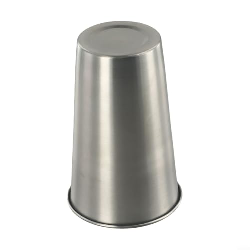 Trinkbecher aus Edelstahl für den Außenbereich geeignet für Kaffee und Bier (Silber 500ml) von Springwillfly