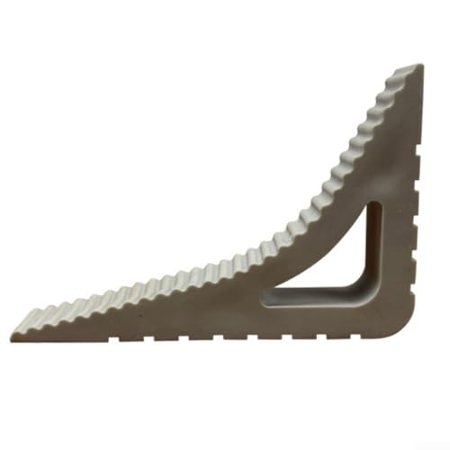 Türstopper mit Einklemmschutz aus flexiblem TPR-Material für zuverlässige Leistung (grau) von Springwillfly