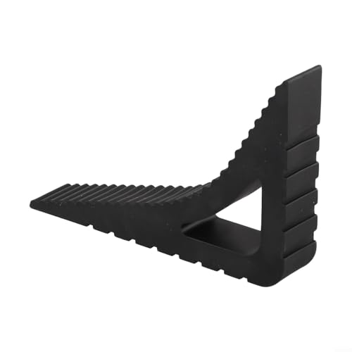 Türstopper mit Einklemmschutz aus flexiblem TPR-Material für zuverlässige Leistung (schwarz) von Springwillfly