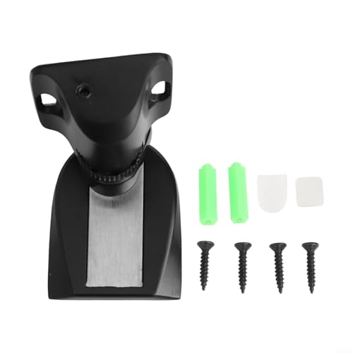 Türstopper mit magnetischem Halt für verbesserte Geräuschkontrolle und Stabilität (schwarz) von Springwillfly