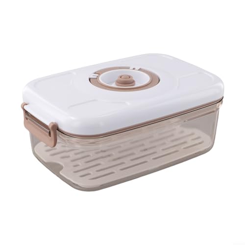 Vakuum-Aufbewahrungsbox mit großer Kapazität und auslaufsicherer Dichtung und kompatibel mit Vakuumpumpe für längere Frische und tägliche Haltbarkeit (1,2 l) von Springwillfly