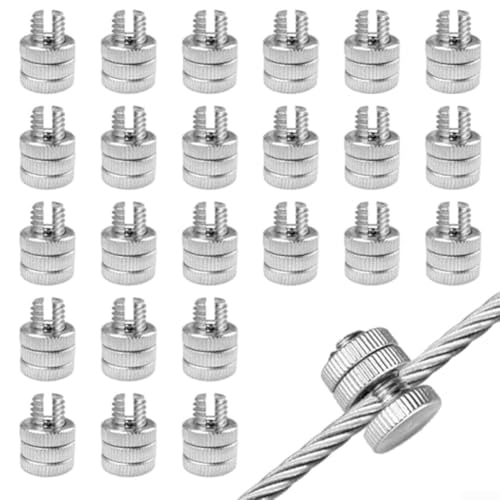 Verbinden Sie Drähte effizient mit unserem 24-teiligen Aluminium-Split-Bolzenverbinder-Set für Zäune Verbinden Sie Drähte effizient mit unserem 24-teiligen Aluminium-Split-Bolzenverbinder-Set für Zäune von Springwillfly