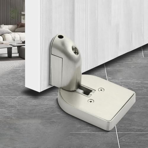 Verstellbarer Türstopper mit hydraulischer Schubstange, Antikollisions- und winddicht (grau) von Springwillfly