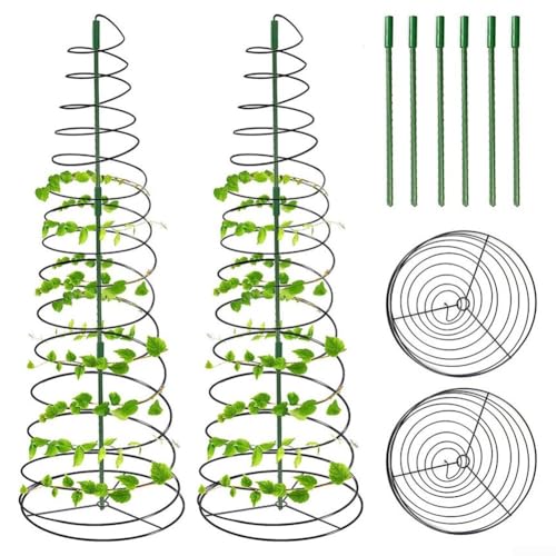 Verstellbares Klettergerüst aus Metall zur Unterstützung von Topfpflanzen und Gartendekoration Verstellbares Klettergerüst aus Metall zur Unterstützung von Topfpflanzen und Gartendekoration von Springwillfly