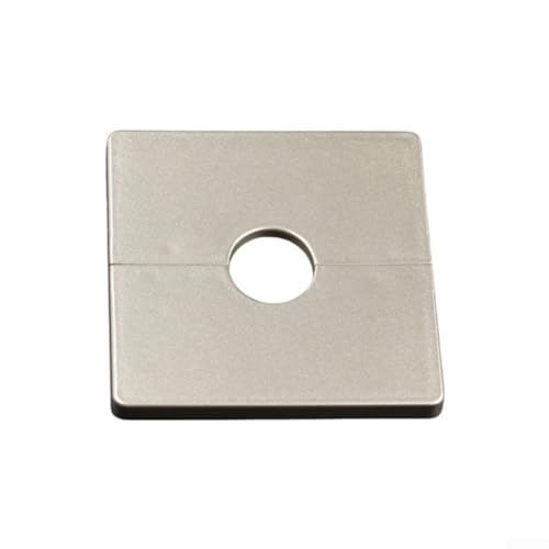 Wandkappe für Klimaanlage, quadratische Abdeckung für Drahtlöcher und stilvoll (Gold) von Springwillfly