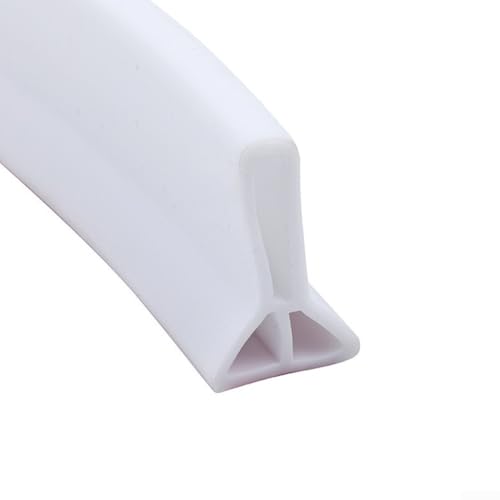 Wasserdichter Silikonstreifen, zuverlässige Wassersperre für Dusche und Küche (5 cm, weiß, 250 cm) von Springwillfly