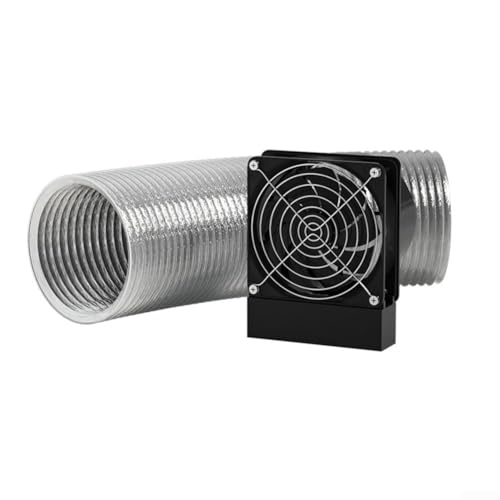 Wiederaufladbarer Abluftventilator mit Typ-C-Anschluss und 8 cm Auspuffrohr, kompatibel mit Lötkolben für effiziente Rauchentfernung (mit Rohr) von Springwillfly