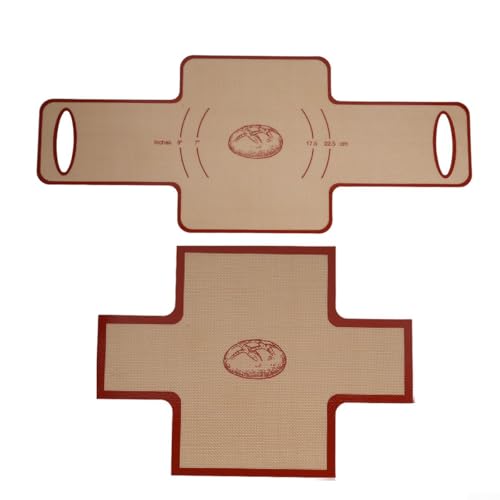 Wiederverwendbare Backformen ohne Brot, 2 Stück für bequemes Backen, Rot von Springwillfly