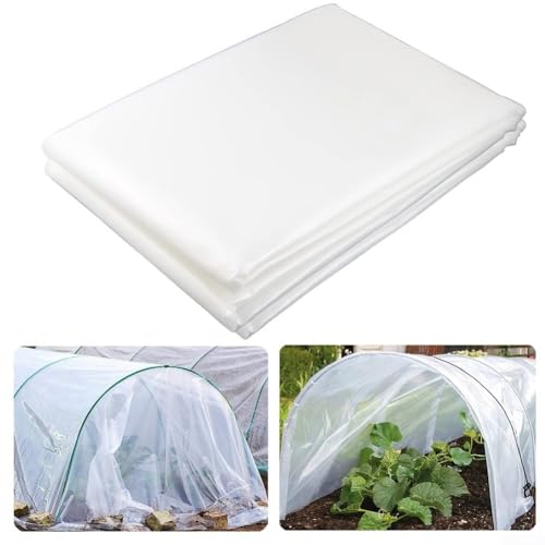 Winterfeste Gewächshausfolie schützt Ihre Pflanzen mit reißfestem Polyethylen-Material (3 x 3 m) von Springwillfly