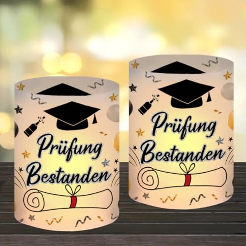 12 Windlicht Tischdeko Prüfung Bestanden, Prüfung Bestanden Tisch Deko, Windlichter Tischdeko Doktorhut Gratulation, Windlicht Deko Geeignet für Schul Abschluss Abi Abitur Studium Führerschein 12 Windlicht Tischdeko Prüfung Bestanden, Prüfung Bestanden Tisch Deko, Windlichter Tischdeko Doktorhut Gratulation, Windlicht Deko Geeignet für Schul Abschluss Abi Abitur Studium Führerschein von Sprinlot