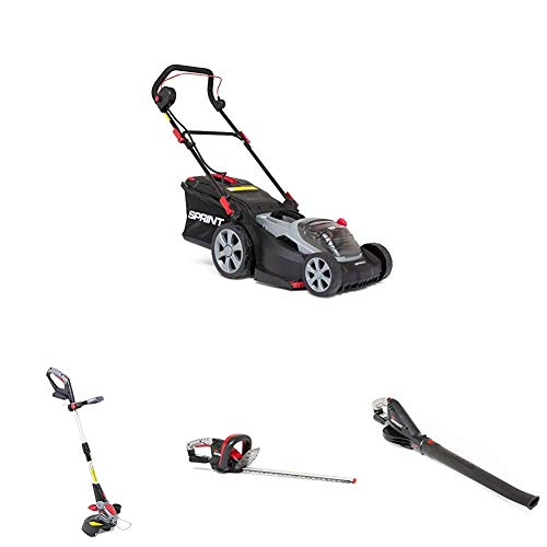 Sprint 18V Lithium-Ionen 37 cm Akku-Rasenmäher 370P18V 18V Lithium-Ionen Rasentrimmer 18V Lithium Ionen Heckenschere 18V Lithium Ionen Laubbläser nur Gehäuse von Sprint