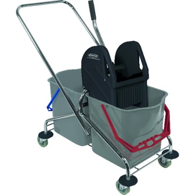 Doppelfahreimer chrom 2x 17l mit Presse von Sprintus