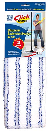 Sprintus Ersatzbezug 42 cm für Click to Mop im 2er Set von Sprintus