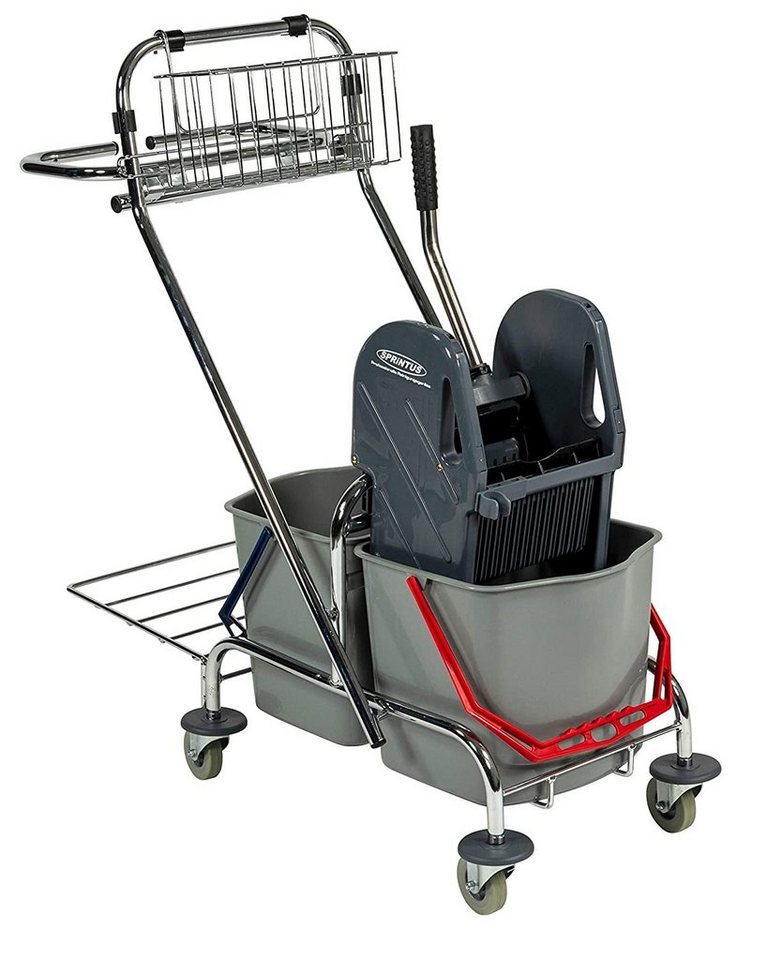 Sprintus Putzwagen Sprintus Doppelfahreimer Chrom Pro von Sprintus