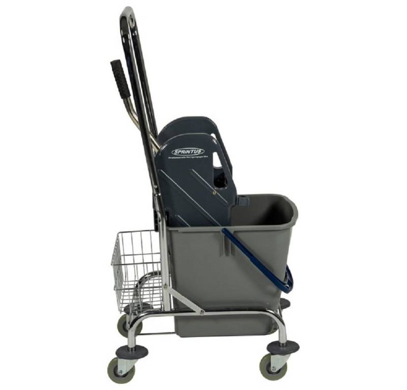 Sprintus Putzwagen Sprintus Einfachfahreimer Chrom von Sprintus