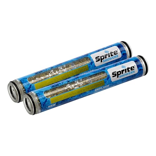 Sprite HHC-2 Ersatz-Duschfilterkartusche, 2er-Pack, Blau von Sprite