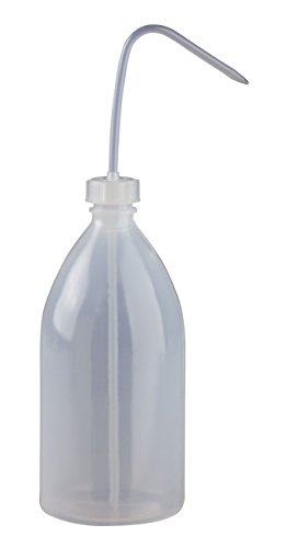 Spritzflaschen 3 x 1000ml rund natur aus LDPE inkl. Schraubverschluss mit Steigrohr, Laborflasche, Enghals, Dosierflasche, Kunststoffflasche, Plastikflaschen, Enghalsflaschen * von Spritzflaschen