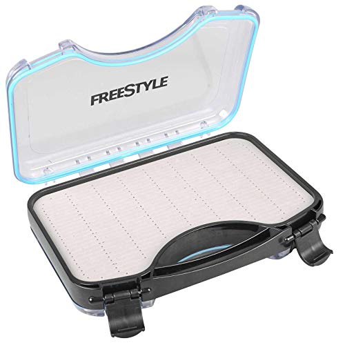 Spro Freestyle Rigged Box 28,2x21,6x6,6cm - Köderbox für Gummifische und Stingerhaken, Angelbox für Gummiköder, Box für Spinnköder von Spro