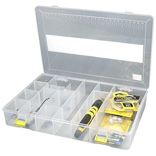 Spro Tackle Box 27,5x18x4,5cm - Angelbox für Kunstköder, Tacklebox für Wobbler, Gummifische & Blinker, Kunstköderbox, Köderbox von Spro