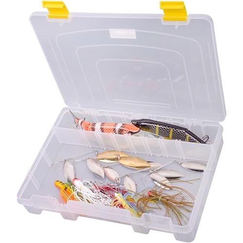 Spro Tackle Box 28x20x4,5cm - Angelbox für Wobbler & Gummifische, Kunstköderbox, Tacklebox, Köderbox, Angelkasten von Spro