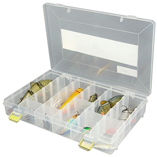 Spro Tackle Box 36x22,5x8cm - Tacklebox für Angelzubehör, Angelbox für Angelzange, Taschenlampe & Zubehör, Angelkasten von Spro