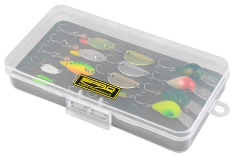 Spro Tackle Box with EVA 23x12x4,2cm - Köderbox für Blinker & Spinner, Angelbox für Spinnköder, Baitbox für Kunstköder, Blinkerbox von Spro