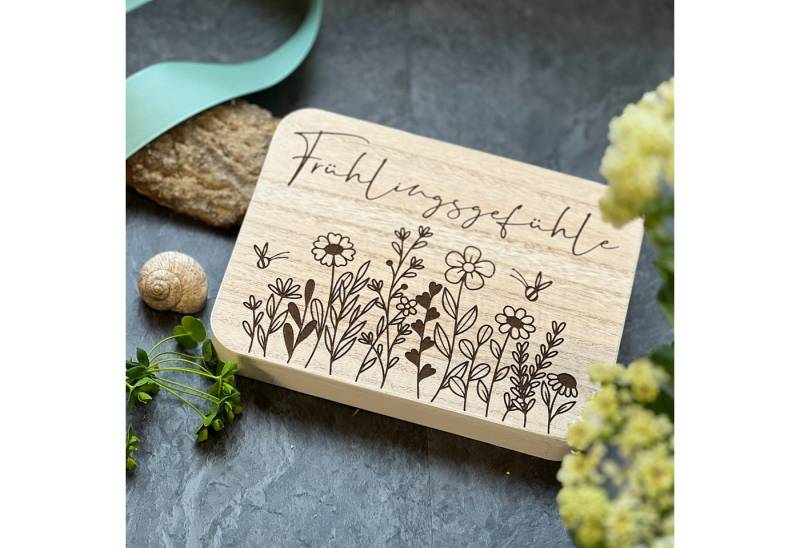 Spruchreif® Dekofigur Spruchtafel, Deko-Tafel mit Spruch, Frühlingsdeko, Deko für Zuhause von Spruchreif®
