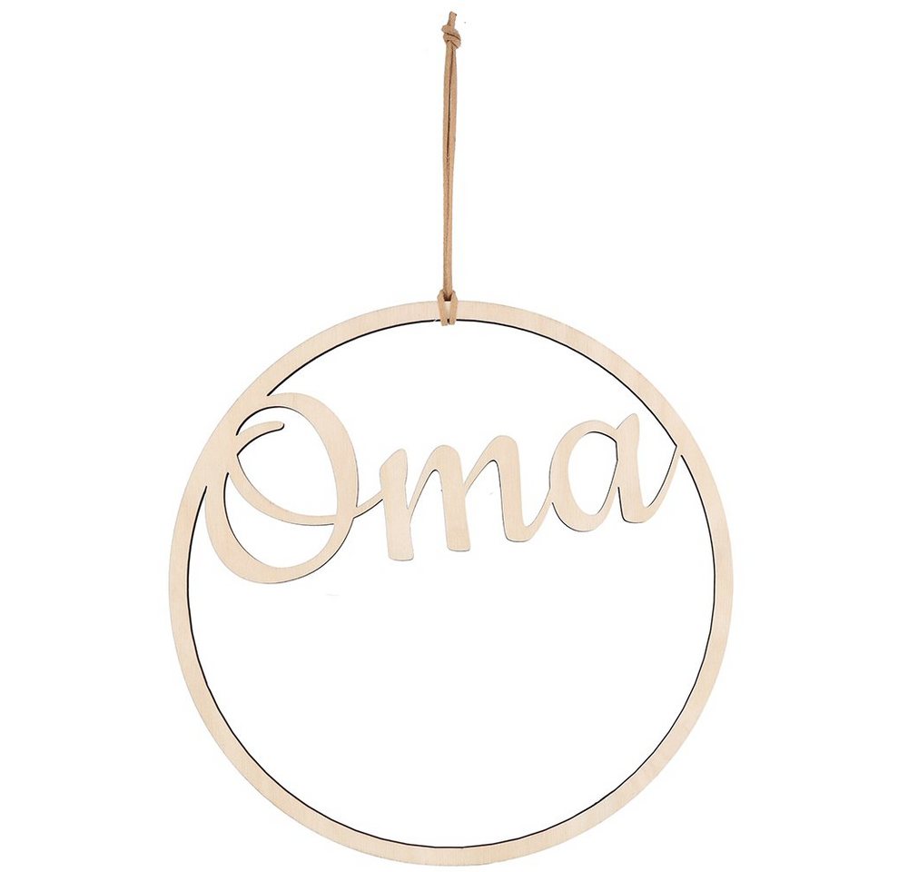 Spruchreif® Dekohänger Deko Loop · Holz-Dekohänger · Wanddeko · Türkranz · Hoop · Geschenkidee Mama/Oma · Geschenk zum Muttertag von Spruchreif®