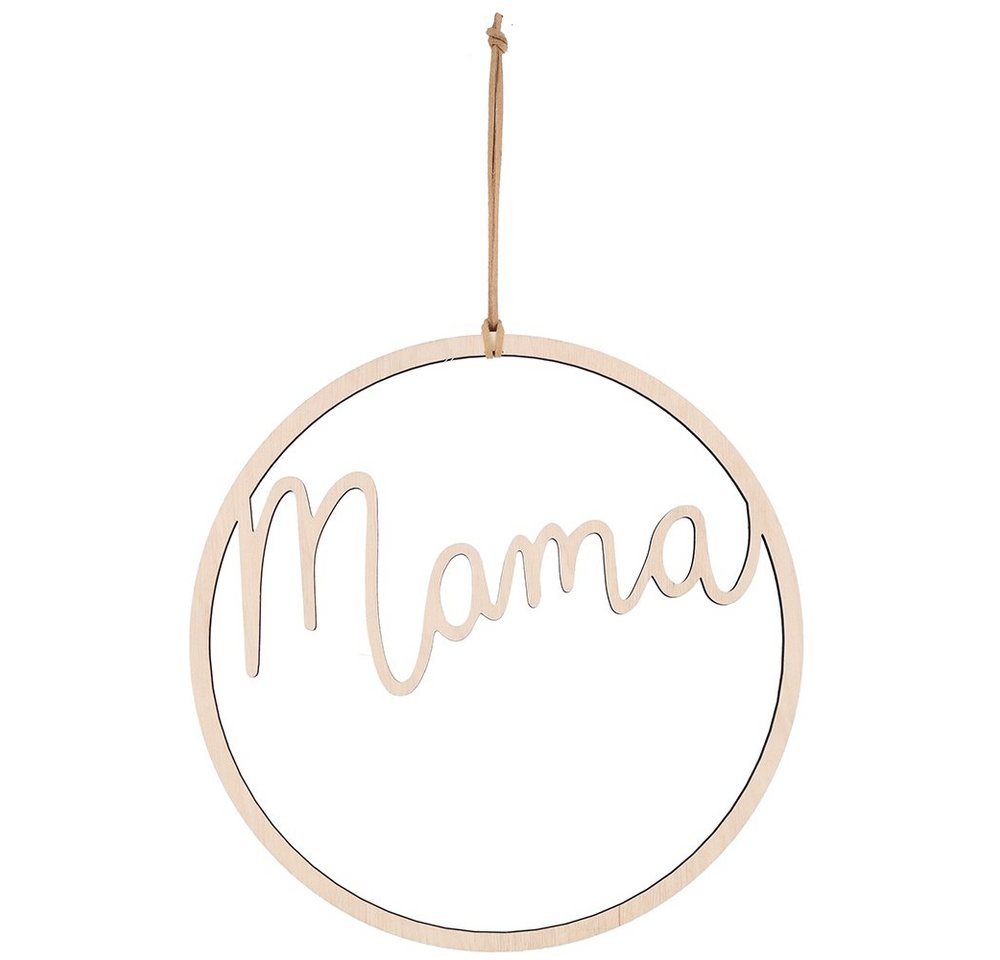 Spruchreif® Dekohänger Deko Loop · Holz-Dekohänger · Wanddeko · Türkranz · Hoop · Geschenkidee Mama/Oma · Geschenk zum Muttertag von Spruchreif®