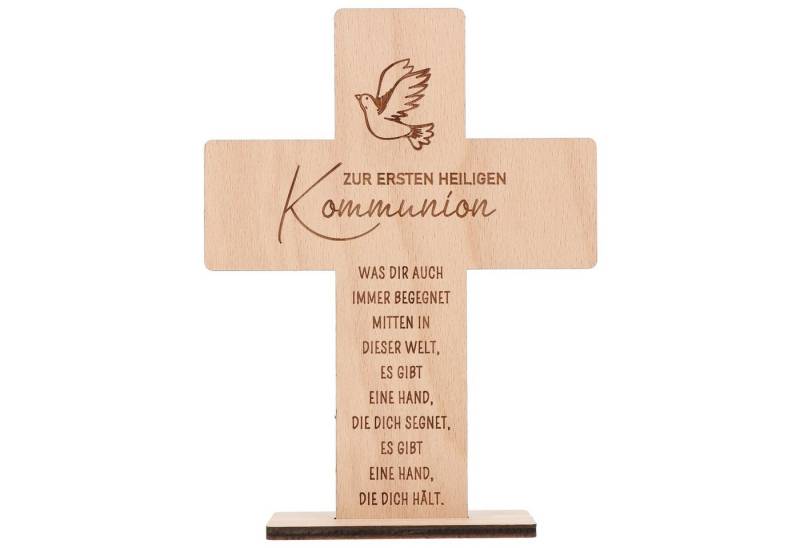 Spruchreif® Dekoobjekt Holzkreuz mit Gravur – Geschenk zur Konfirmation, Kommunion & Taufe von Spruchreif®