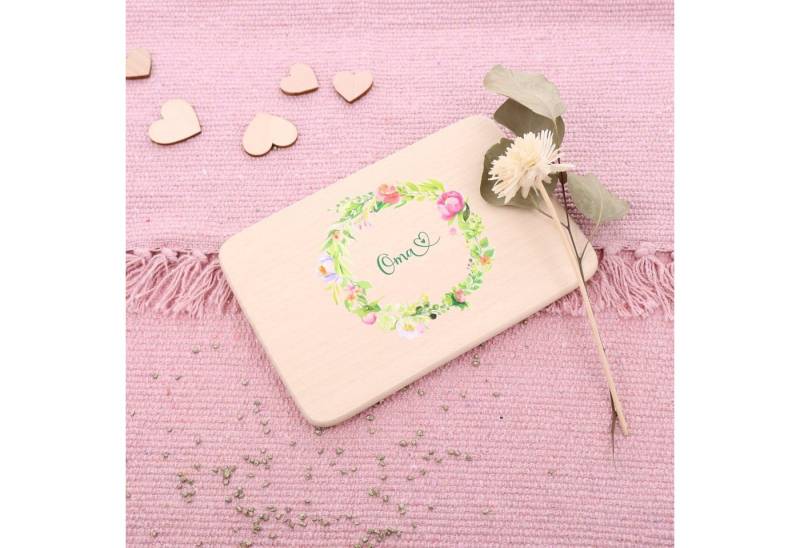 Spruchreif® Frühstücksbrett Farbiges Frühstücksbrettchen aus Holz mit hochwertigem UV-Druck von Spruchreif®