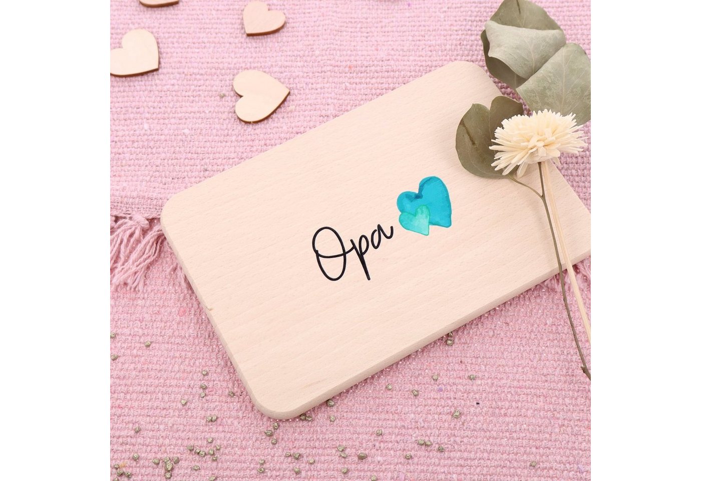 Spruchreif® Frühstücksbrett Farbiges Frühstücksbrettchen aus Holz mit hochwertigem UV-Druck von Spruchreif®
