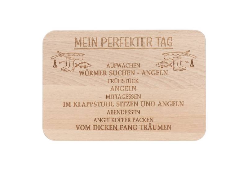 Spruchreif® Frühstücksbrett Holz-Frühstücksbrettchen · Brotzeitbrett mit Gravur · Geschenk Hobby von Spruchreif®