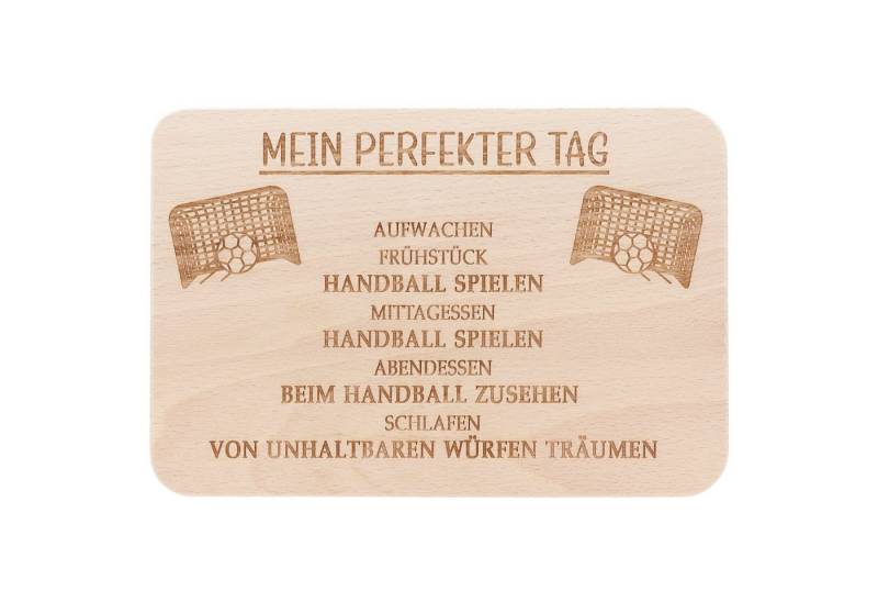 Spruchreif® Frühstücksbrett Holz-Frühstücksbrettchen · Brotzeitbrett mit Gravur · Geschenk Hobby von Spruchreif®