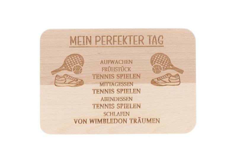 Spruchreif® Frühstücksbrett Holz-Frühstücksbrettchen · Brotzeitbrett mit Gravur · Geschenk Hobby von Spruchreif®