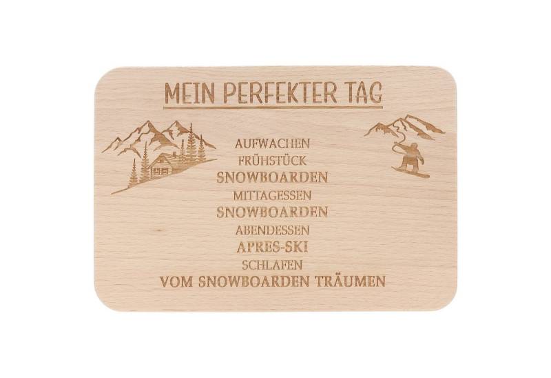 Spruchreif® Frühstücksbrett Holz-Frühstücksbrettchen · Brotzeitbrett mit Gravur · Geschenk Hobby von Spruchreif®