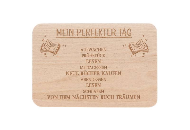 Spruchreif® Frühstücksbrett Holz-Frühstücksbrettchen · Brotzeitbrett mit Gravur · Geschenk Hobby von Spruchreif®