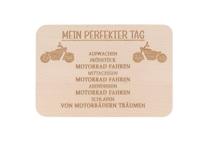 Spruchreif® Frühstücksbrett Holz-Frühstücksbrettchen · Brotzeitbrett mit Gravur · Geschenk Hobby von Spruchreif®