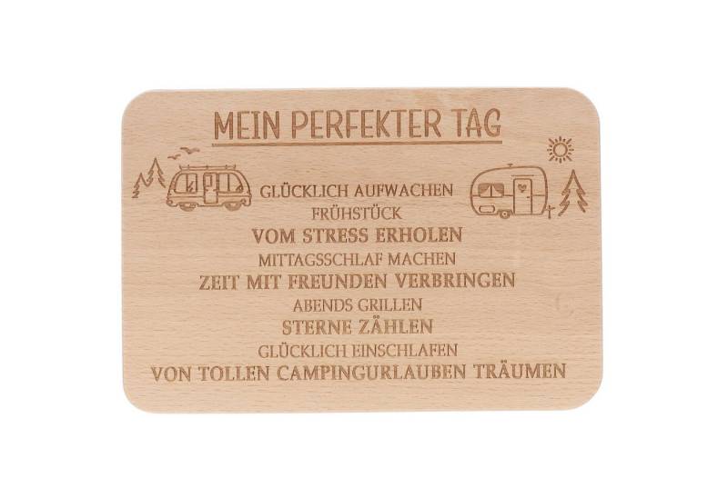 Spruchreif® Frühstücksbrett Holz-Frühstücksbrettchen · Brotzeitbrett mit Gravur · Geschenk Hobby von Spruchreif®