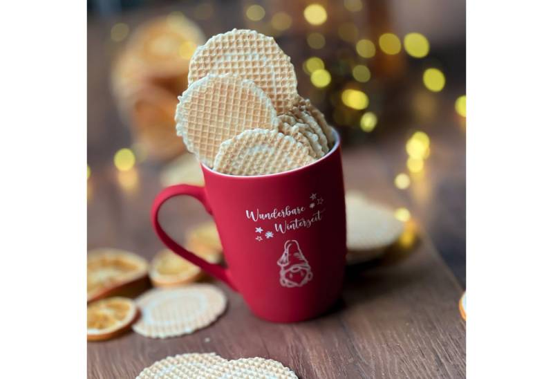 Spruchreif® Tasse SOFT-TOUCH-Silikonoberfläche, Tasse mit beidseitiger Gravur von Spruchreif®