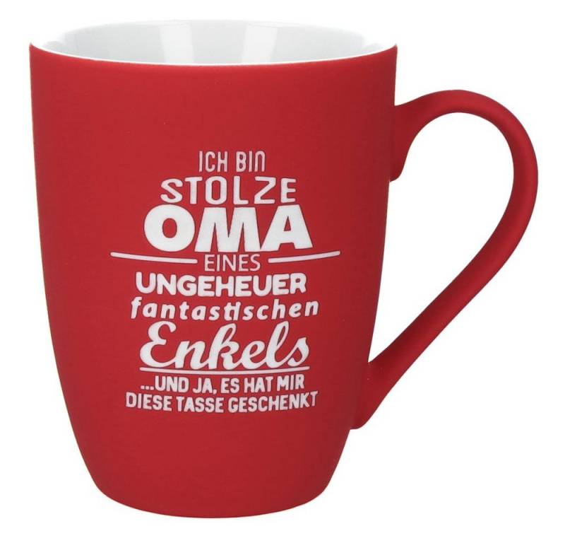 Spruchreif® Tasse SOFT-TOUCH-Tasse mit Gravur · Geschenk für die Großelten · Spruchtasse von Spruchreif®