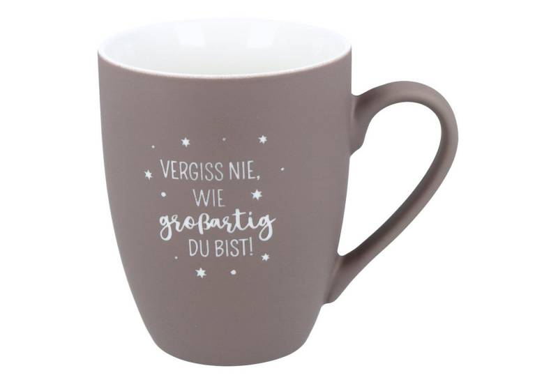 Spruchreif® Tasse SOFT-TOUCH-Tasse mit beidseitiger Gravur, Geschenkidee Teeliebhaber von Spruchreif®