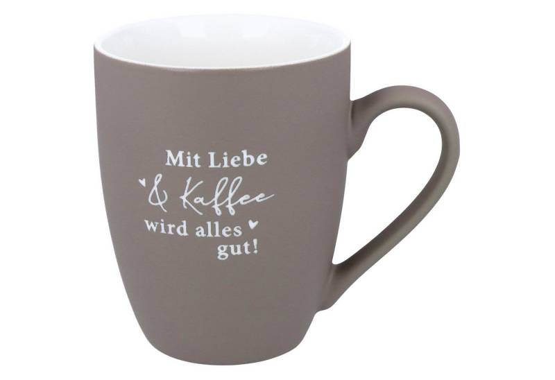 Spruchreif® Tasse SOFT-TOUCH-Tasse mit beidseitiger Gravur, Geschenkidee Teeliebhaber von Spruchreif®