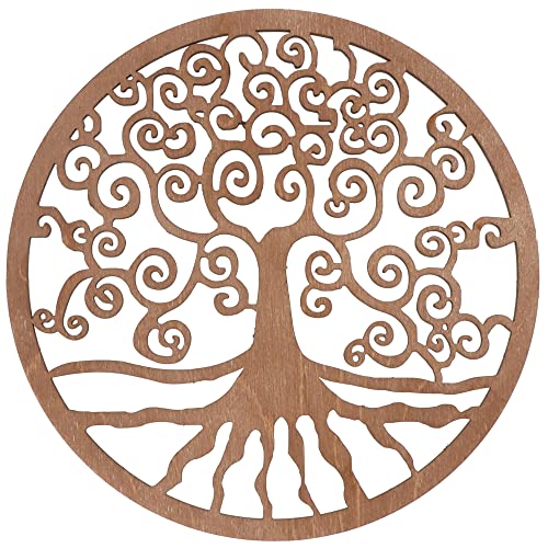 Spruchreif Premium QUALITÄT 100% EMOTIONAL · Baum des Lebens aus Holz · Wanddeko · Lebensbaum Symbol · Esoterik Geschenke · Deko · Wanddekoration · Holzdeko · Spiritualität (Ø 30 cm) von Spruchreif