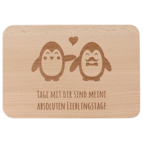 Spruchreif · Frühstücksbrettchen aus Holz mit Gravur · Brotbrett mit Sprüchen Geschenk zum Geburtstag · Weihnachten · Familie von Spruchreif