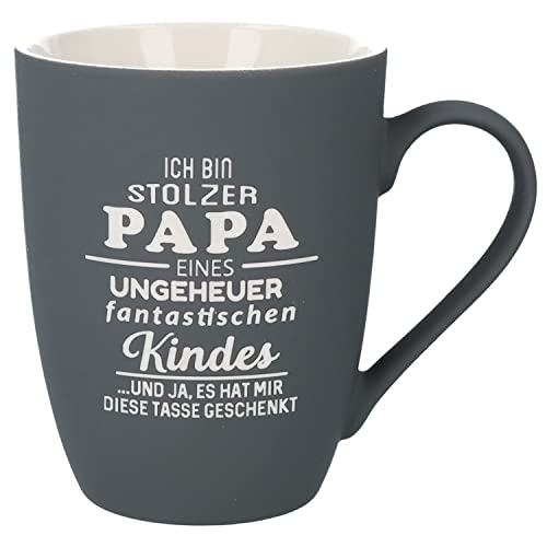 Spruchreif · Papa Tasse · SOFT-TOUCH-Tasse · Tasse mit Gravur · beidseitig graviert · Tasse mit Spruch · Geschenk für Papa · Geschenk Bester Papa · Vatertag · Geschenk für Männer von Spruchreif